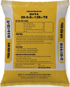 NPK FERTILIZER 20-5-6+13S+TE - Ảnh 2