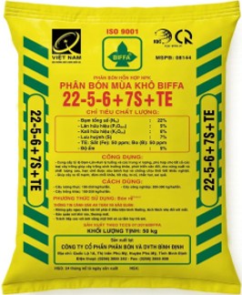 PHÂN BÓN MÙA KHÔ BIFFA 22-5-6+7S+TE - Ảnh 2